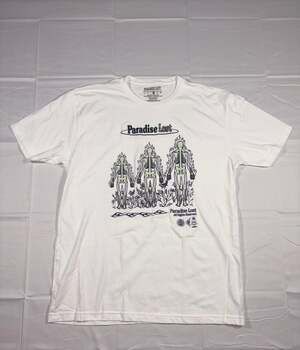 Paradise Lost Skeleton Graphic White T-Shirt XL